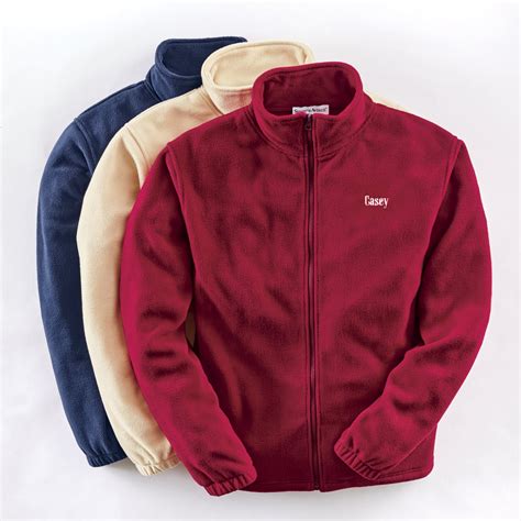 personalized fleece jacket for men.